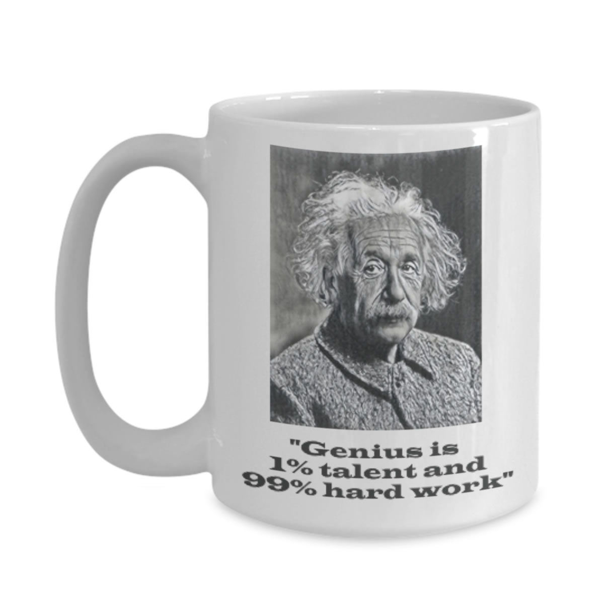 Einstein Genius Personalized Mug - 15 oz Coffee Mug - Bee Clean Products